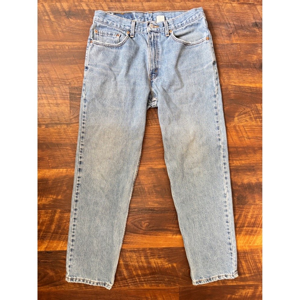 Levis 550 Relaxed Fit Jeans Mens 33x30 Light Wash Excellent Vintage Made in USA